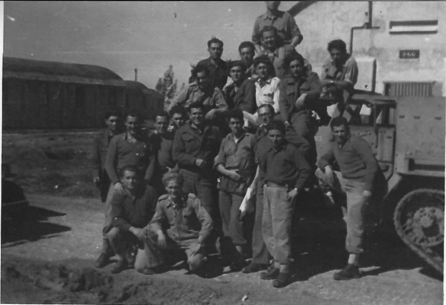 Shlomo with Negev Brigade unit, circa 1948–1950